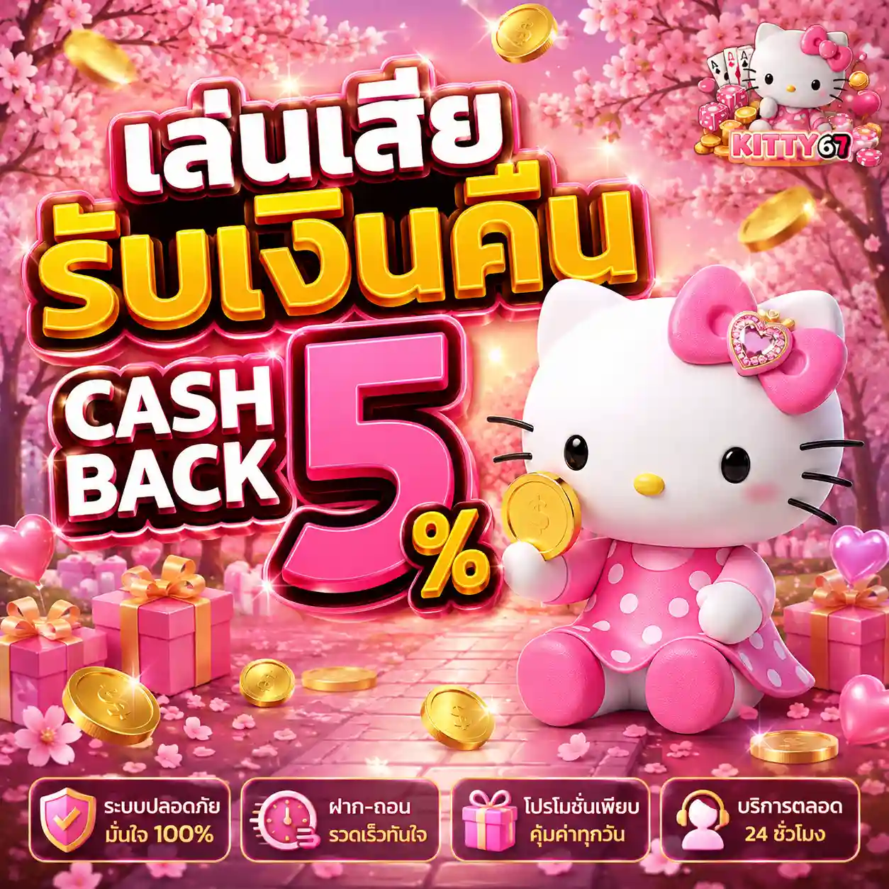 KITTY67 จุดศูนย์รวมคาสิโนไร้รอยต่อ